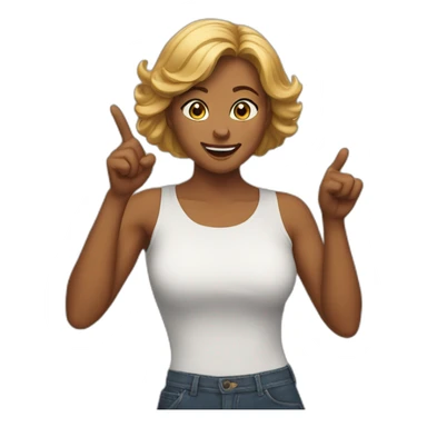 Woman Pointing at Cat Meme sticker