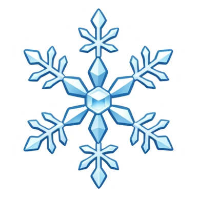 snow flaxes sticker