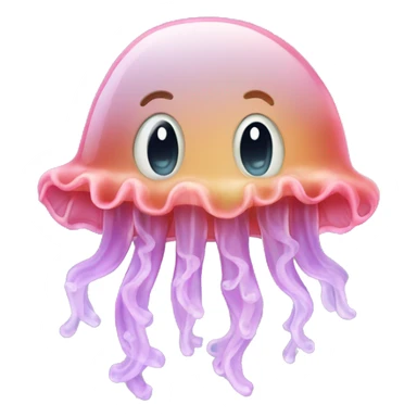 Jelly fish pastell sticker