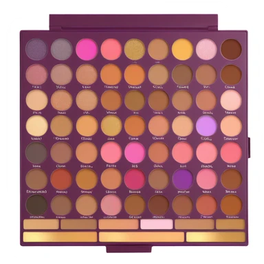 eyeshadow makeup palette sticker