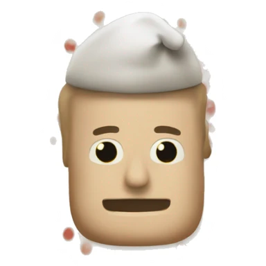 card saying joyeux noël sticker