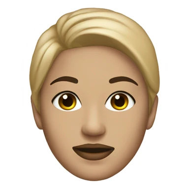 beige beauty face mask sticker