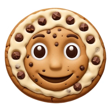 Chocolate Chip Cookie Man sticker