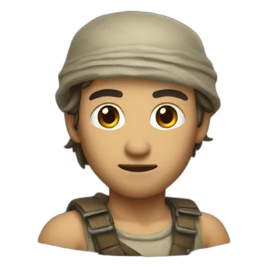 Desert island rogue AI sticker