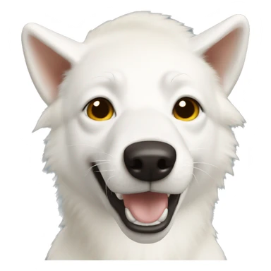 Albino dingo  sticker
