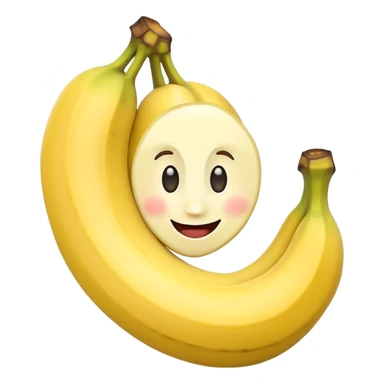 Banane mit gesicht sticker