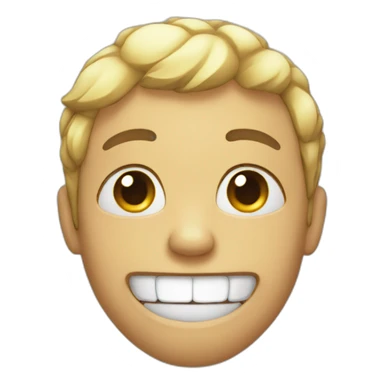 Having tears but smiling sticker