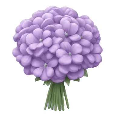 Pastel purple bouqet sticker
