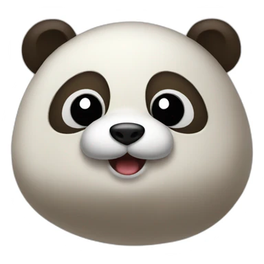 Poop panda sticker
