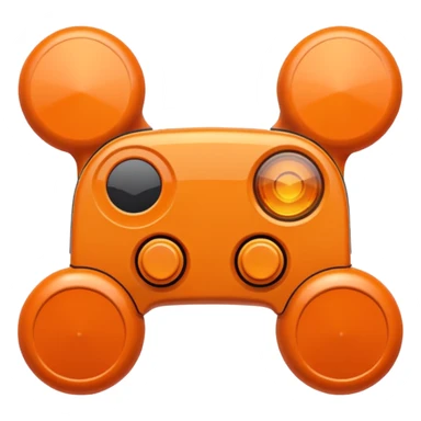 Quad couleur orange sticker