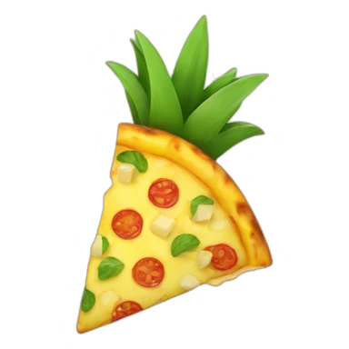 Pineapple pizza sticker