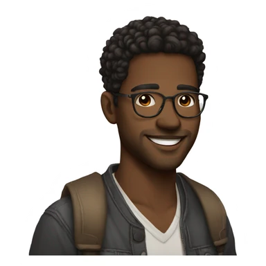 Portrait, American Male, Gay, Feminine 23	Black	Handsome features, soulful brown eyes, infectious smile	Aspiring musician sticker