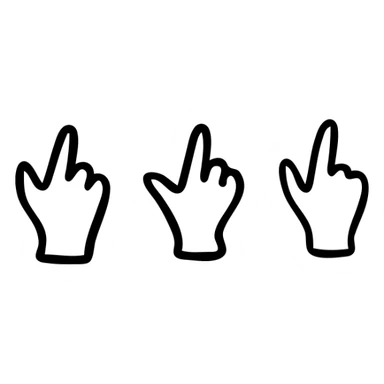 Hand-drawn social media like, share, and comment buttons sticker