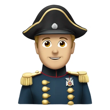 Harry Flashman dressed as a guardsman officer sticker