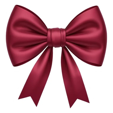 Bow burgundy sticker