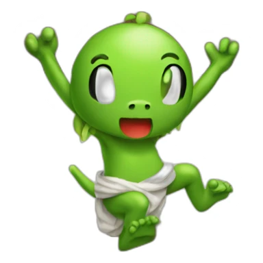 crucified yoshi sticker