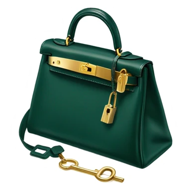 Hermes Kelly dark green sticker
