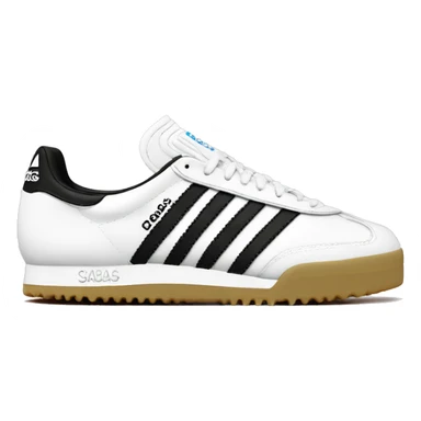 adidas sambas in white sticker
