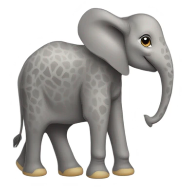 elephant-giraffe sticker
