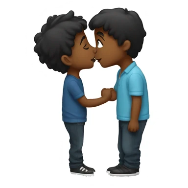 i want a boy kissing a boy sticker