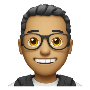 Cool face pulling the a like sticker