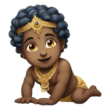 Baby Krishna sticker