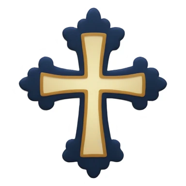 Orthodox cross  sticker