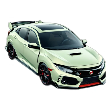 2018 honda civic type-r sticker