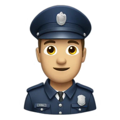 french policeman sticker