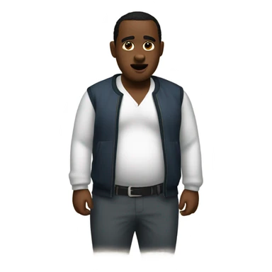 Diddy with a fat belly sticker