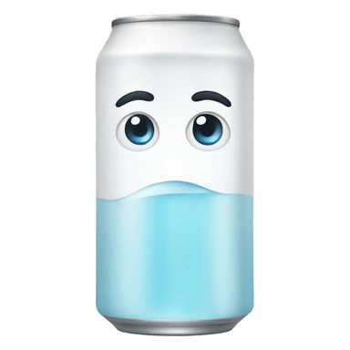 white flat seltzer sticker