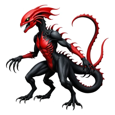  Venom-Yveltal-Darkrai-Xenomorph-hybrid-fantasy-creature (full body) sticker