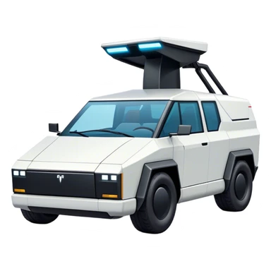 Cybertruck tesla sticker