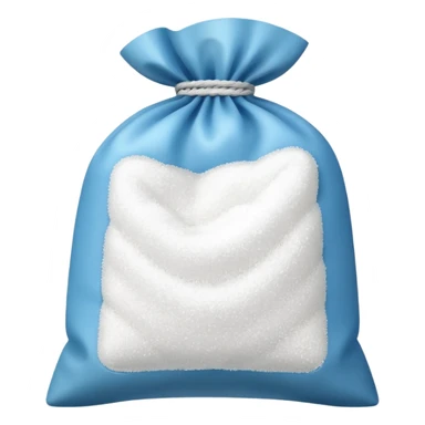 bag of sugar no face sticker