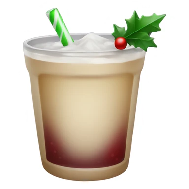 Christmas drink sticker