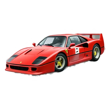 ferrari f40 sticker