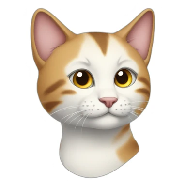 Schtroumpf cat sticker