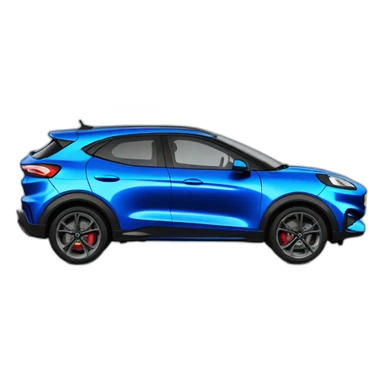 ford-puma st line blazer blue sticker