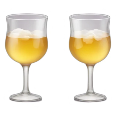 Cheers with 2 shot glasses sticker