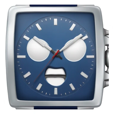 dark blue 
realistic wrist watch sticker