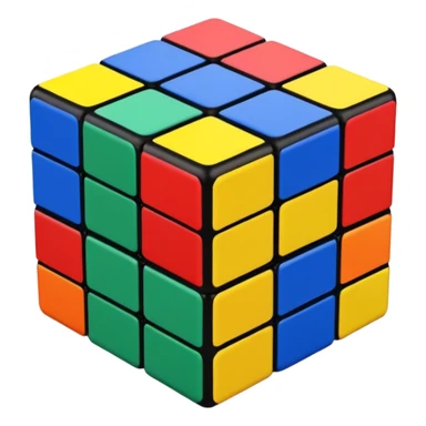 rubic's cube sticker