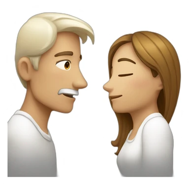 UNA PAREJA DURMIENDO, EL HOMBRE BLANCO Y LA CHICA UN POCO MENOS BLANCA sticker