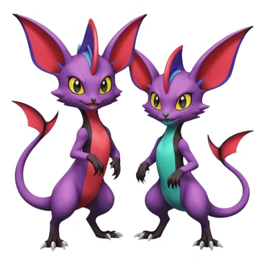 Noivern-Delcatty-Pokémon  sticker