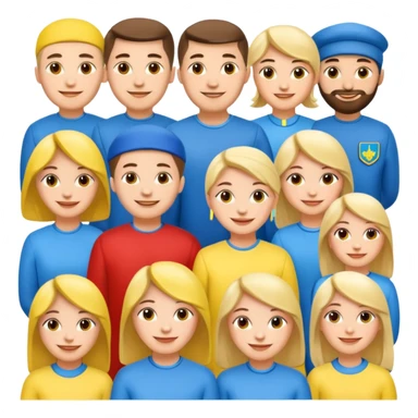 Ukrainian people sticker