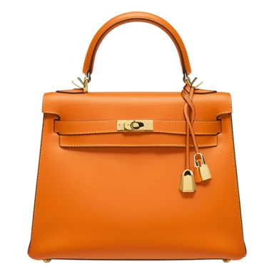 hermes kelly light orange color bag sticker