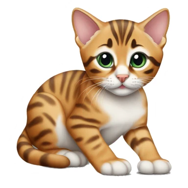 Bengal kitten sticker