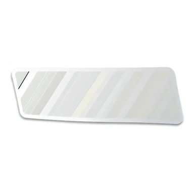 White stripe sticker