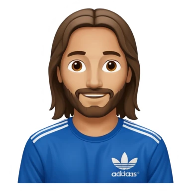 jesus in adidas clothes looking cool sticker
