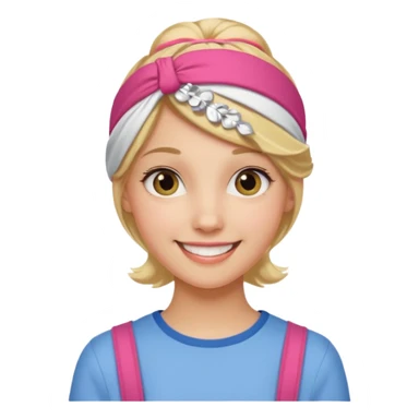 Preppy girl sticker