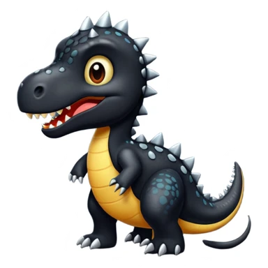 black Dinasor sticker